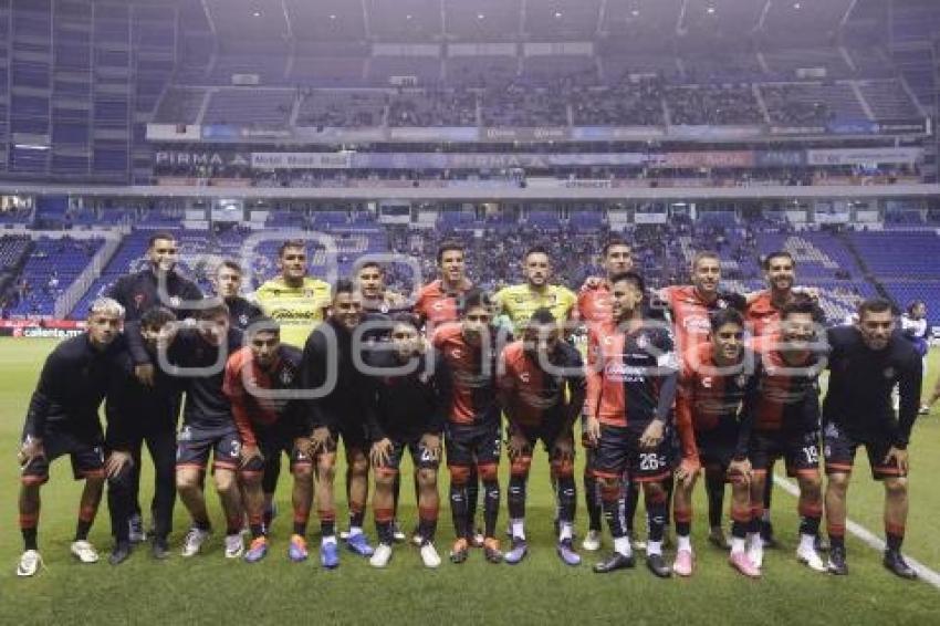 FÚTBOL . CLUB PUEBLA VS ATLAS