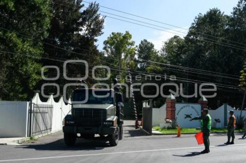 TLAXCALA . ZONA MILITAR
