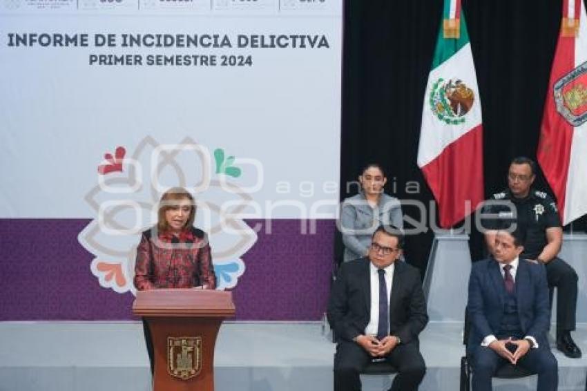 TLAXCALA . INFORME INCIDENCIA DELICTIVA