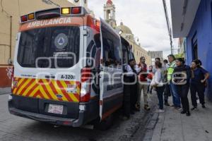 ATROPELLADA . TRANSPORTE PÚBLICO