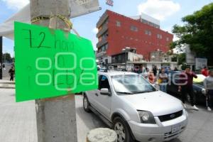 TLAXCALA . BLOQUEO POBLADORES CUAUHTLA