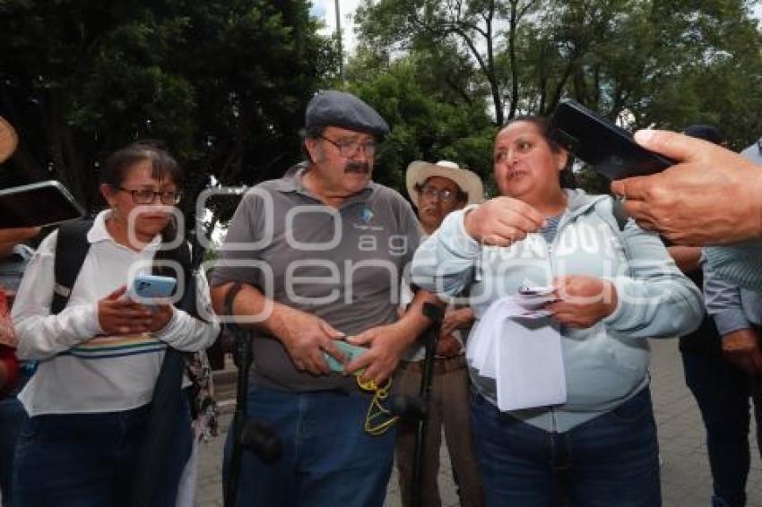 TLAXCALA . MANIFESTACIÓN POBLADORES CALPULALPAN
