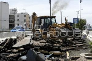 PERIFÉRICO ECOLÓGICO . REDUCCIÓN DE CARRIL