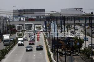 PERIFÉRICO ECOLÓGICO . REDUCCIÓN DE CARRIL
