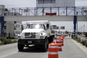 PERIFÉRICO ECOLÓGICO . REDUCCIÓN DE CARRIL