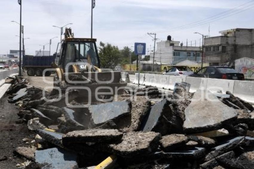 PERIFÉRICO ECOLÓGICO . REDUCCIÓN DE CARRIL