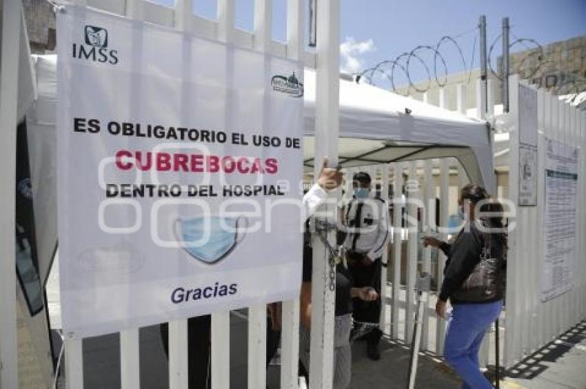 IMSS . USO DE CUBREBOCAS