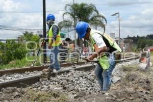 TLAXCALA . MANTENIMIENTO VÍAS FÉRREAS