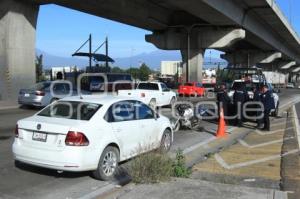 NOTA ROJA . MOTOCICLISTA AUTOPISTA