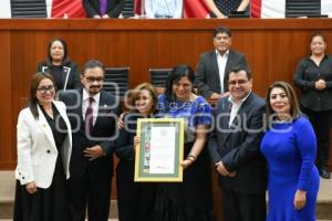 TLAXCALA . RECONOCIMIENTO EMBAJADORA