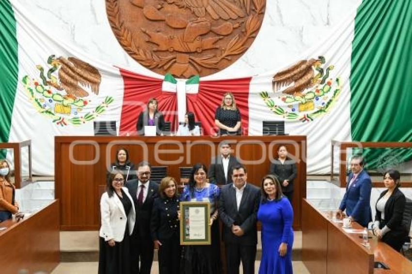 TLAXCALA . RECONOCIMIENTO EMBAJADORA