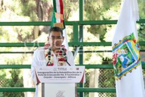 ATLIXCO . RUTA DE EVACUACIÓN