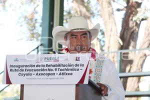 ATLIXCO . RUTA DE EVACUACIÓN