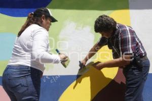MURAL . VOZ DE LOS DESAPARECIDOS