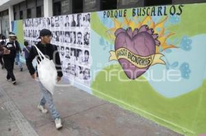 MURAL . VOZ DE LOS DESAPARECIDOS