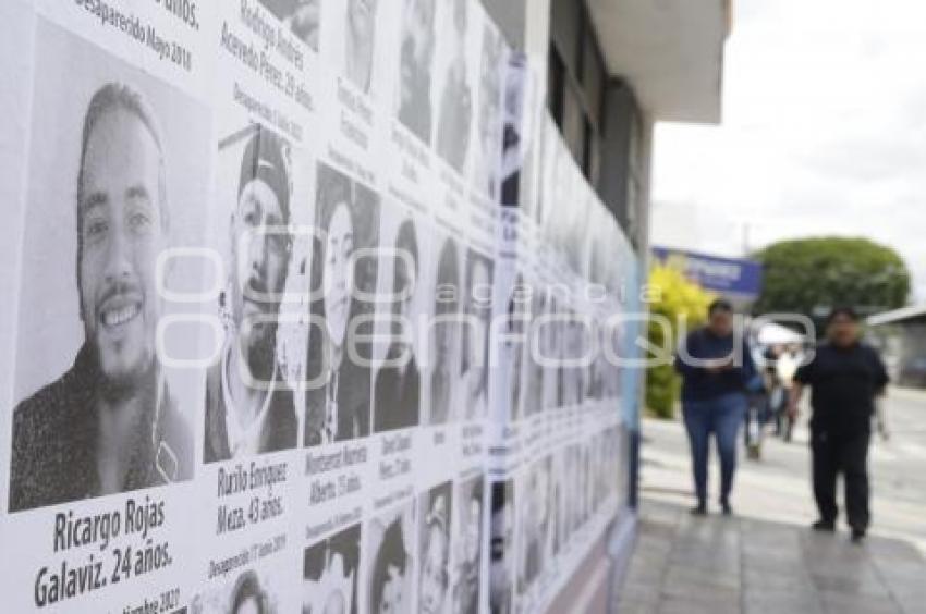 MURAL . VOZ DE LOS DESAPARECIDOS