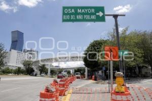 VIADUCTO ELEVADO . CIERRE PARCIAL