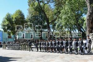 TLAXCALA . IZAMIENTO DE BANDERA