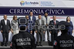 SAN ANDRÉS CHOLULA . CEREMONIA CÍVICA