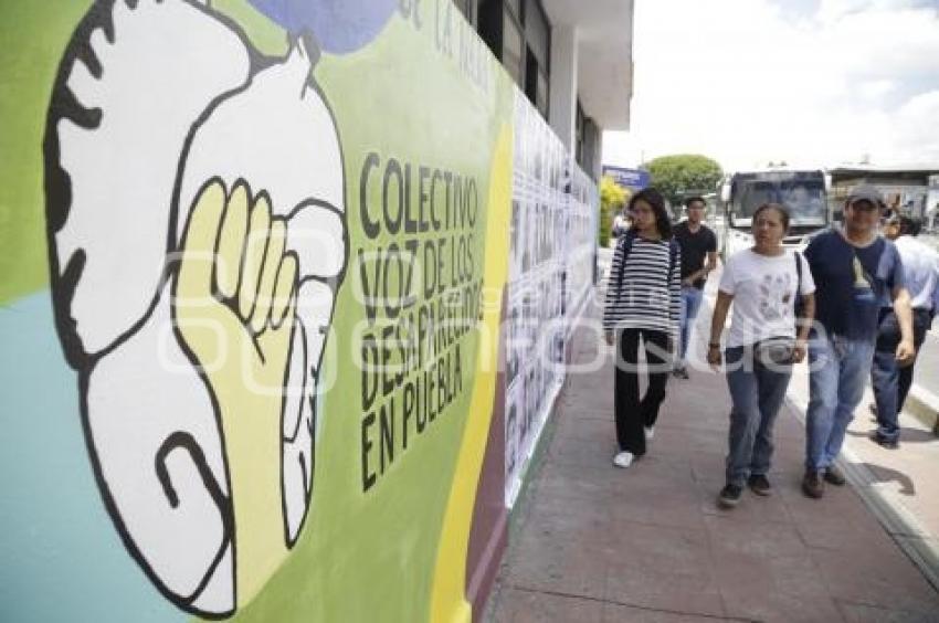 MURAL . VOZ DE LOS DESAPARECIDOS