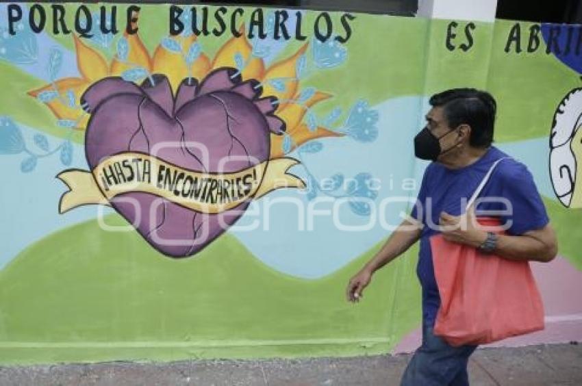 MURAL . VOZ DE LOS DESAPARECIDOS