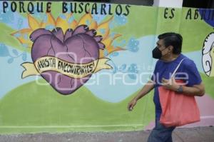 MURAL . VOZ DE LOS DESAPARECIDOS