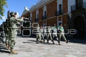 TLAXCALA . IZAMIENTO DE BANDERA