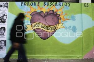 MURAL . VOZ DE LOS DESAPARECIDOS