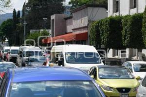 TLAXCALA . TRÁFICO VEHÍCULAR