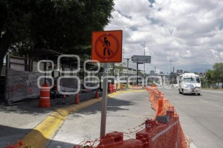 VIADUCTO ELEVADO . CIERRE PARCIAL