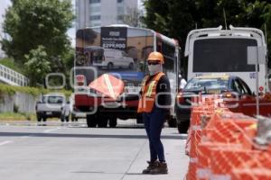 VIADUCTO ELEVADO . CIERRE PARCIAL