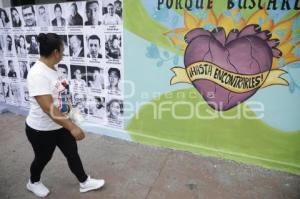 MURAL . VOZ DE LOS DESAPARECIDOS