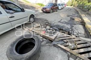 COLADERA EN MAL ESTADO