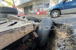 COLADERA EN MAL ESTADO
