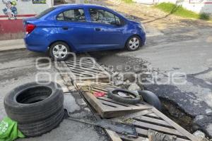 COLADERA EN MAL ESTADO