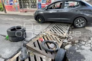 COLADERA EN MAL ESTADO