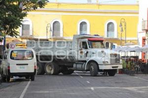 ATLIXCO . MANIFESTACIÓN TRANSPORTISTAS