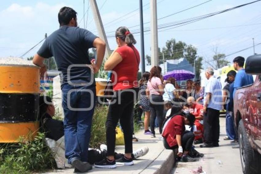 CHOQUE TRANSPORTE PÚBLICO