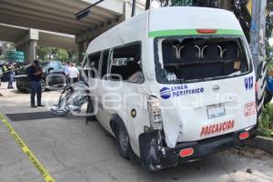 CHOQUE TRANSPORTE PÚBLICO