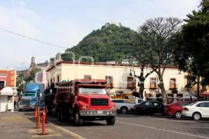 ATLIXCO . MANIFESTACIÓN TRANSPORTISTAS