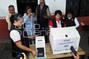 TLAXCALA . ELECCIONES AGUA POTABLE