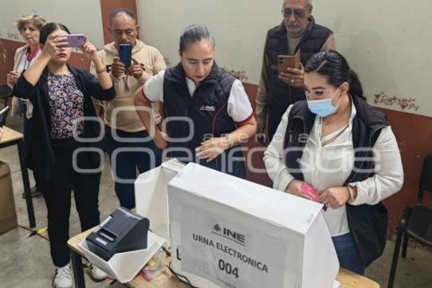 TLAXCALA . ELECCIONES AGUA POTABLE