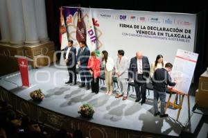 TLAXCALA . FIRMA DECLARACIÓN VENECIA