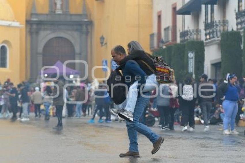TLAXCALA . LLUVIA