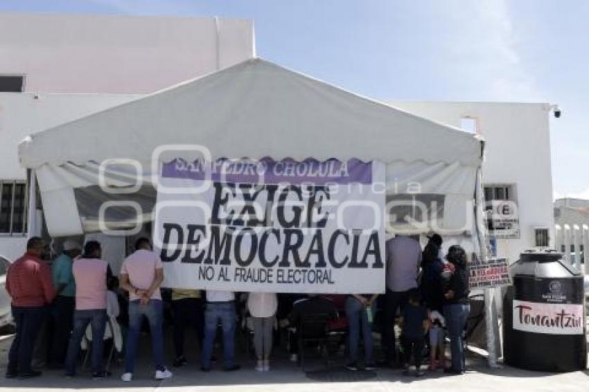 MANIFESTACIÓN . TRIBUNAL ELECTORAL