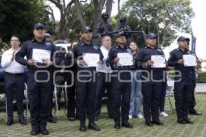 SAN PEDRO CHOLULA . GRADUACIÓN POLICÍAS