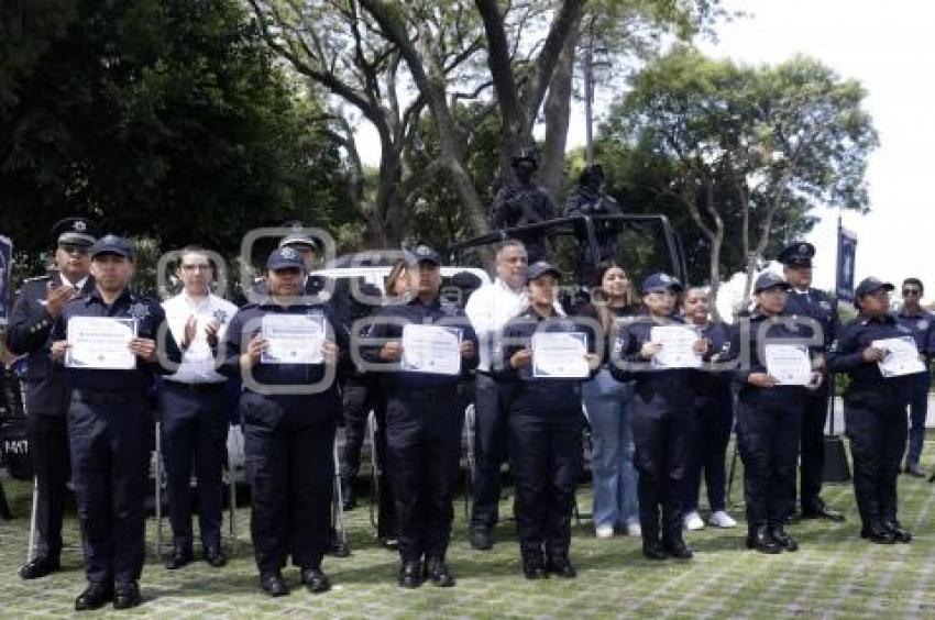 SAN PEDRO CHOLULA . GRADUACIÓN POLICÍAS
