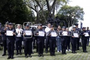 SAN PEDRO CHOLULA . GRADUACIÓN POLICÍAS