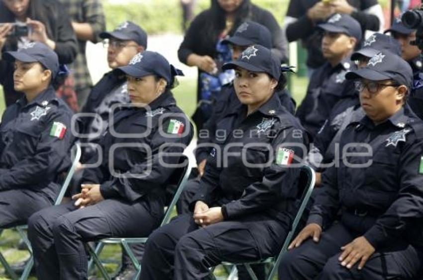 SAN PEDRO CHOLULA . GRADUACIÓN POLICÍAS