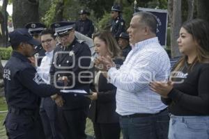SAN PEDRO CHOLULA . GRADUACIÓN POLICÍAS